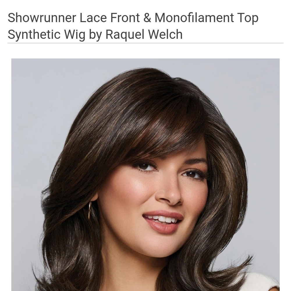 Welch Showrunner Featherweight Wig-Off Black RL2/4. Like New, Worn Once For 2°.